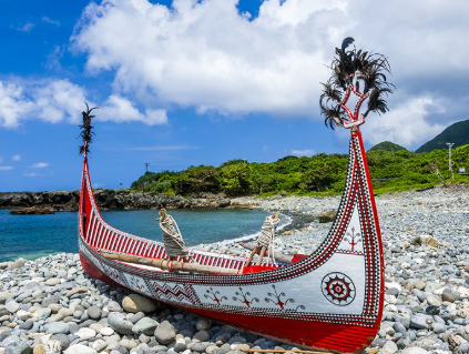 達悟族拼板舟圖示