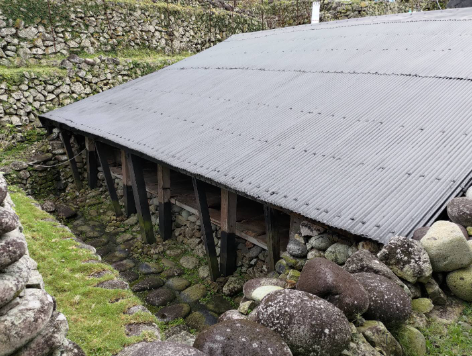 達悟族地下屋圖示